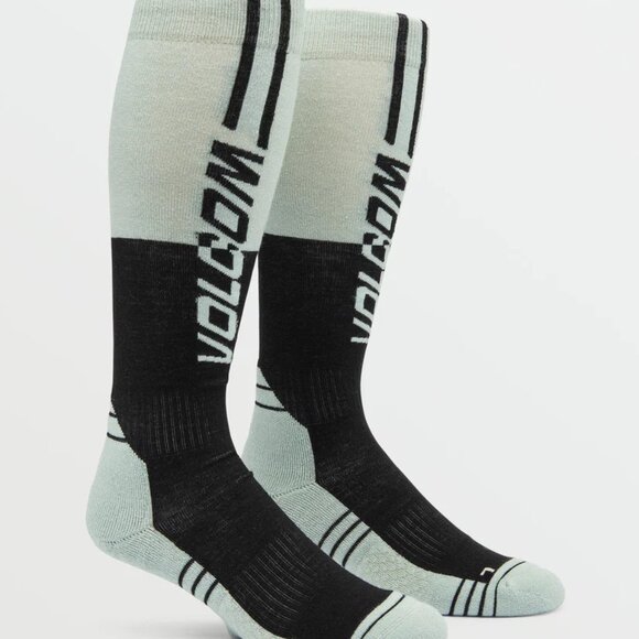 LOT VOLCOM Men's Crew Socks WOOL COTTON BLEND SKIING SNOWBOARDING LARGE 9-12 NEW - Picture 7 of 7